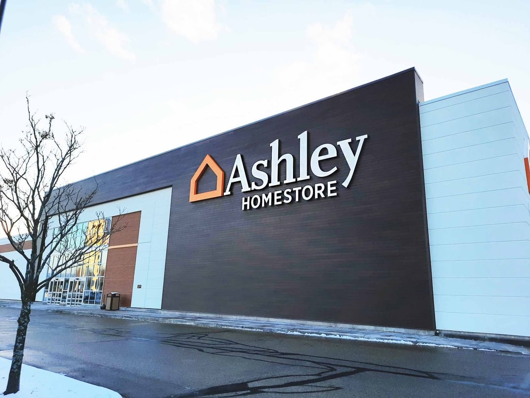 Ashley Homestore Sign Project La Crosse Sign Group